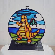 Stl File Dragonite Stained Glass