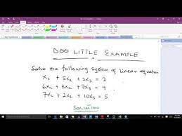 Doo Little Method Example