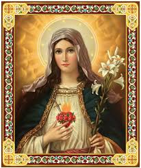 Sacred Heart Of Mary Orthodox Icon