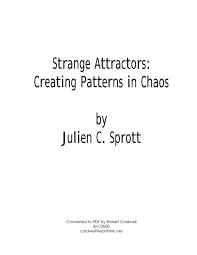 Strange Attractors Citeseerx