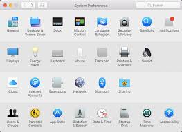 System Preferences Icons On Your Mac