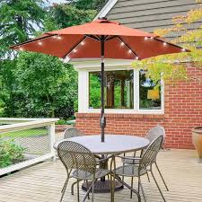 7 5 Ft Solar Led Patio Umbrellas