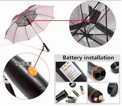 Red Plain Umbrella With Fan At Rs 375