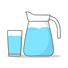 Premium Vector Water In Glass And Jug