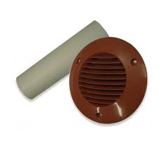 100mm Terracotta Cavity Rigid Duct Grill