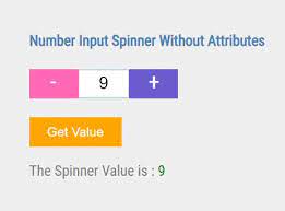 spin numbers with plus minus ons