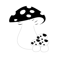 Mushroom Silhouette Images Free