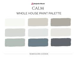 Calm Paint Palette Benjamin Moore