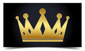 Gold Royal King Crown Icon Logo Template