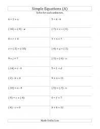 Solving One And Two Step Equations