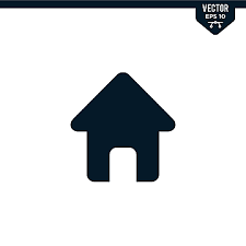 House Icon Collection In Glyph Style