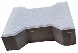 Grey Concrete Interlocking Paver Block