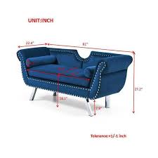 Nailhead Trim Small Sofa Couch