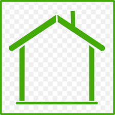 Green Home House Favicon Icon Outline