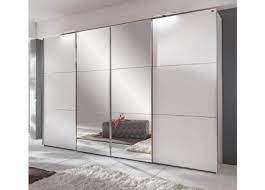 Sliding Door Wardrobe Matt White 300cm