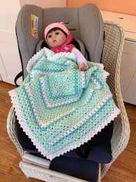 17 Crochet Baby Blanket Finished 20x24