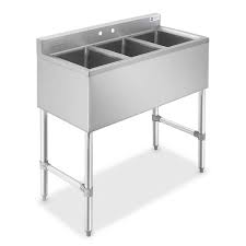 3 Compartment Commercial Bar Sink