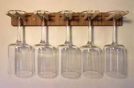 Scrap Wood Wine Glass Rack Diy Wine