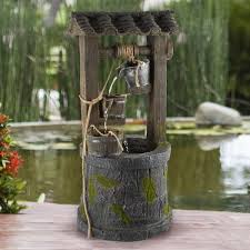 Wishing Well Outdoor Water Fountain