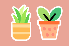 Plant Your Garden Design Icon Stickers