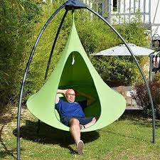 Kid Swing Chair Tee Ufo Shape Garden
