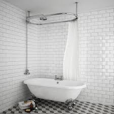Oval Shower Curtain Rail