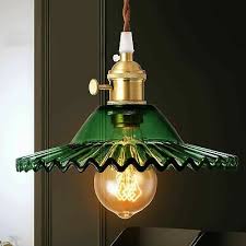 Green Hanging Light Pendant Fixture