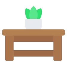 Coffee Table Generic Flat Icon