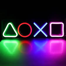 Neon Signs For Playstation Light Icon