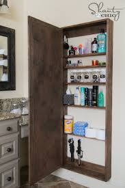 Diy Bathroom Mirror Storage Case
