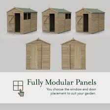 Pressure Treated Double Door Shed