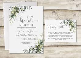 Bridal Shower Invitation With Wishing