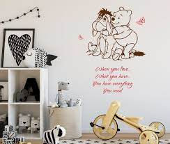 Winnie The Pooh Decal Quote Wall Decal