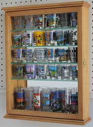 Small Wall Curio Cabinet Display Case