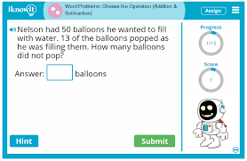 Word Problems Choose The Operation