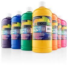 Icon Poster Paint Assorted Colours