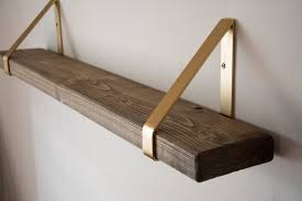 Rustic Chunky Solid Wooden Wall Shelf