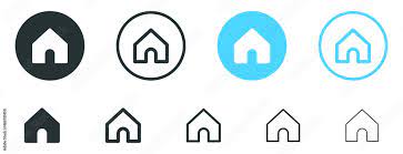 Web Home Icon For Apps And Websites