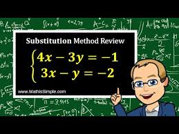Substitution Method Review