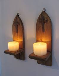 Catholic Style Wall Sconce Led Candle