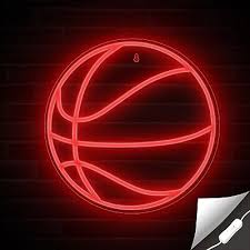 Lumoonosity Basketball Red Neon Sign