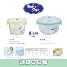 Baby Safe Glass Food Container Fc007