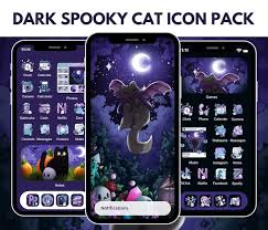Dark Y Cat Icons For Ios Iphone