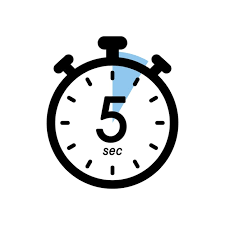 Premium Vector Five Seconds Stopwatch