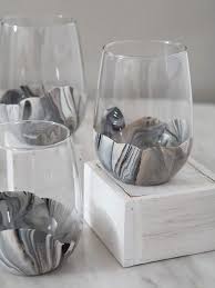 Marble Wine Glasses Are To Paint