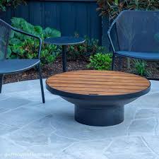 Large 83cm Fire Pit Timber Table