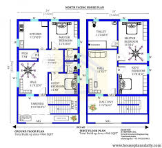 24x40 North Facing Home Plan With Vastu