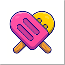 Popsicle Cartoon Vector Icon