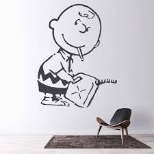 Bad Charlie Brown Banksy Wall Decal
