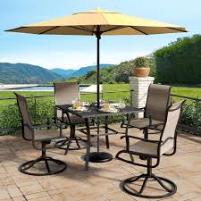 Outdoor Dining Set Metal Patio